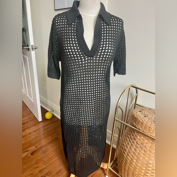 Crochet MIDI Beach Dress - Picture 1 of 3